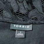 Torrid Black Lace Illusion Foxy Tank Photo 2