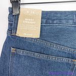 Madewell NEW  Baggy Straight Jeans in Dark Worn Indigo Wash, 26‎ Photo 10