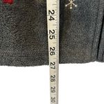 Vintage Gray Cardinal Bird Winter Fleece Jacket Sweater Zip Up Womens Size Large Photo 3