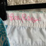 Lilly Pulitzer blue & white floral pattern cotton scalloped the buttercup shorts Photo 3