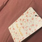 Free People Skirt Women’s Size 4 FP SKIRT PRESSED FLOWERS ROSE PINK VEGAN SUEDE Photo 3