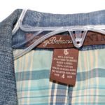 Tommy Bahama  Denim Size 4 Cotton Blend Jacket 2 Butoons Pockets Photo 2