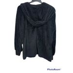 Forgotten Grace Forgotten‎ Grace Plush Cardigan Black Size Medium NWT Photo 1