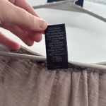 Calvin Klein Empire Waist Top Women’s Medium Brown Cap Sleeve Work Blouse‎ Photo 3