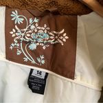 Obermeyer Taylor Cream & Brown insulated Ski/Winter Jacket Juniors 14 Photo 13