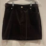 The Impeccable Pig Classic Black Corduroy Skirt Photo 0