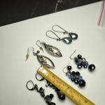 Bead Dangle Drop Pierced Earrings Lot Of 4 Beaded Variety Photo 10