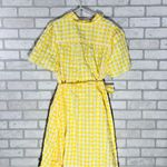 Lisa Marie Fernandez x Target NWT Yellow Gingham Midi Shirt Dress Size 1X Photo 11