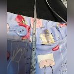 Southern Lady Blue Ankle Cropped Pants with Feminine Print size 12 Size M Photo 12