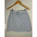 Hollister Women's Striped Mini Skirt Blue/White Size S Ultra High Rise Preppy Photo 3