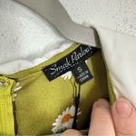 Smak Parlour Modcloth Retro Green Daisy Smocked Mini Dress Peter Pan Collar NWT Photo 3