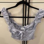Princess Polly NWOT  blue elouise crop top 6 Photo 1