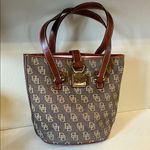 Dooney & Bourke Brown Monogram Tote Bag Photo 0
