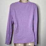 Sundry  lilac crewneck long sleeve top star print size 2 M new without tags Photo 4