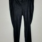 Seven7 Black Faux Leather Ultra High Rise Sculpting Leggings Photo 2