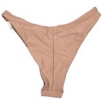 Aerie  Cheeky Bikini Bottoms Textured Tan S P Small NWT Photo 1