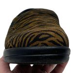 Alegria KEL 402 Women Shoe Tiger Suede Brown Black Loafers Slip On Clogs Size 40 Photo 8