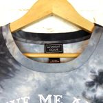 Hot Topic Midnight Hour Leave Me Alone Spirit Board Tie Dye T-Shirt Dress M Gray Photo 4