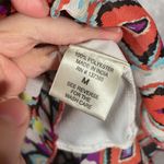 Truth NYC  Multi-Color Geometric Print Flowy Crop Top | Size Medium Photo 3