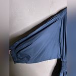 Pinch Work For You Navy Blue Smocked Waist Dress. In size Large Photo 4