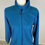 Woolrich Women’s  Blue Fleece Full Zip Jacket Size M Photo 1
