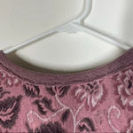 Free People NEW  No Ordinary Jacquard Pink Floral Cropped Sweater Size Medium Photo 12