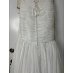 Mac Duggal  Bustier Gown White Beaded Embellishments Size 10 NWT 64330 Wedding Photo 13