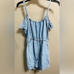 Seafolly Women’s Fringed Ruffle Romper - Blue. Size M Photo 3