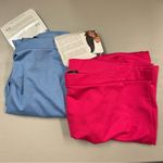Serena Williams Signature Blue and Pink Joggers Lounge Pants Zip Ankle Size 3X Photo 1