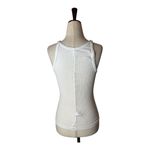 RE/DONE Hanes Tank Top Women XS White Cotton Ribbed Knit Streetwear Athleisure Photo 2