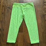 Active Life Horoscope Capri Leggings Green Geometric Reversible Size M (est.) Photo 9