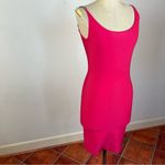 Ramy Brook  Hot Pink Bodycon Chain Mini Dress Photo 1