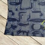 Jamie Sadock size small blue neon yellow patterned polo short sleeve shirt Photo 4