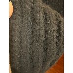 Gap  Alpaca Wool Blend Crew Neck Pullover Chunky Knit Women's Sweater Black Small Photo 3