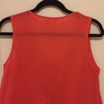 DKNY  Jeans Coral Striped Ruffle Blouse Size XL Photo 6