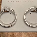 Argento Vivo NWT  Silver Hoop Earrings Photo 4