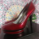 Carlos Santana  Queens Ruby Red Pumps Heels Shoes Photo 5