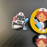 Set of 5 Nursing Croc Charms Novelty Size undefined Photo 2