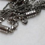 Brighton  Retired Braidy Weave Bar Arch Multi Stand Link Chain Necklace Photo 2