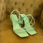 Schutz  Gianna Neon Lime heels Size‎ 8.5 Photo 1