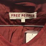 Free People NWT Becky Jacket in garnet grotto color size small Photo 9