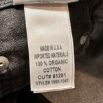 Citizens of Humanity  COH Elle Hi-Rise Cut Off Button Fly Washed Black Shorts 25 Photo 9