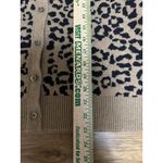 Old Navy  Soft Cropped Cheetah Print Button Up Cardigan Sweater Fall Size XL City Photo 3