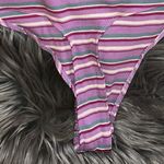 Wild Fable Pink and Purple Striped Bodysuit. Size small Photo 3