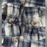 Eden & Olivia  Cropped Plaid Button-Up Shirt Photo 7