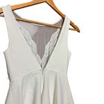 LULUS Promise Antique‎ White Lace Skater Mini Dress Size Medium Photo 5
