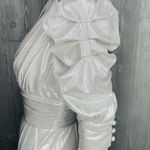 Retrofête Rare retrofete Thambi Jumpsuit / romper one shoulder silver retro outfit xs Photo 3