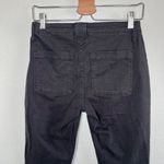 frame denim Frame Womens Trapunto Mid Rise Black Jogger Ankle Zip denim Pants Size 25 Photo 2