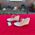 A New Day Nwt  Womens Ansel Double Band Open Toe Wedge Heels size 7 Photo 2