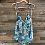 For Love & Lemons  Juniper Patchwork Romper Size Small NWT Photo 5